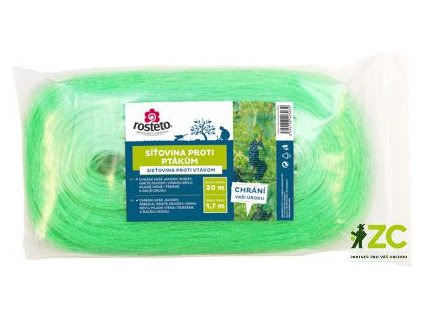 Síť proti ptákům Rosteto 1,7 x 20 m