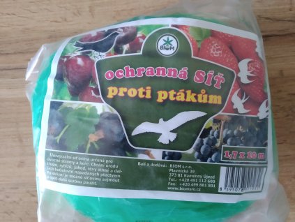 Síť proti ptákům - 1,7 x 10 m BIOM