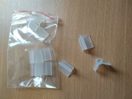 Klipsy silikonové pro roubování 5 mm- 10 ks