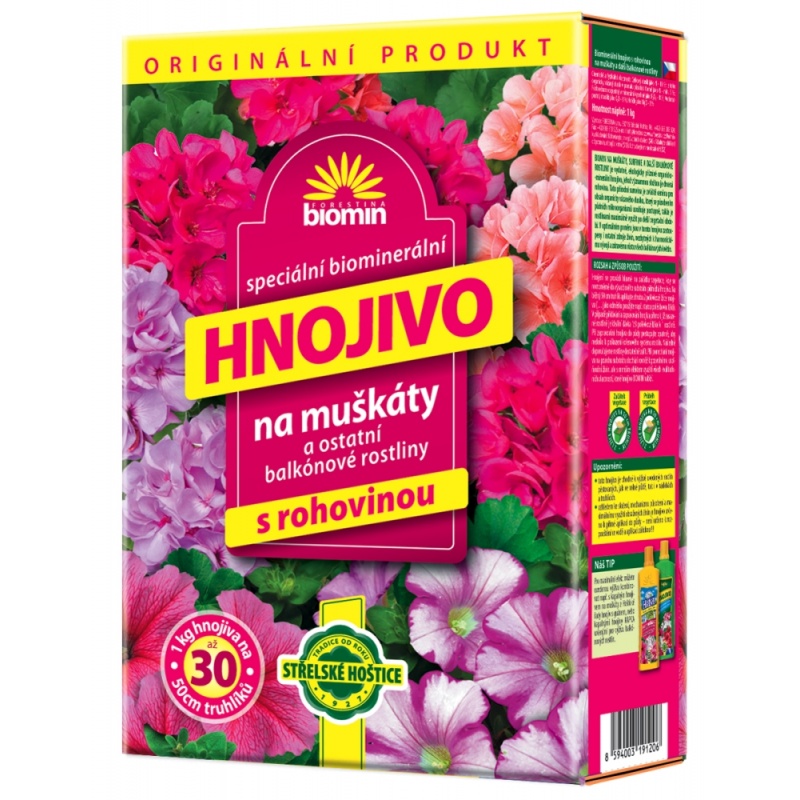 Forestina Biomin - muškáty 1 kg