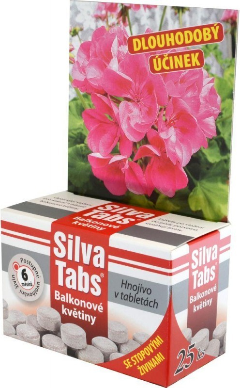 ECOLAB ZNOJMO spol. s r.o. Silva Tabs - na balkónové květiny 25 ks
