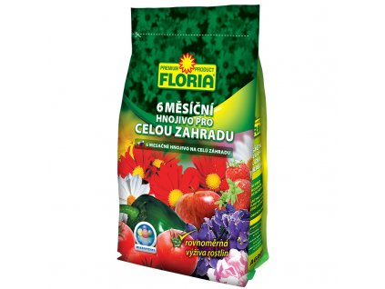 008218 FLORIA 6 Měsíční hnojivo pro celou zahradu 500g 8594005007260