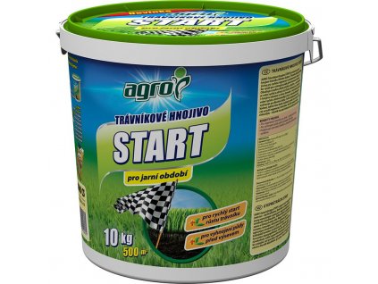 000333 AGRO Travnikove hnojivo START 10kg kbelik 8594005006270
