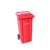 popelnice 120l červená