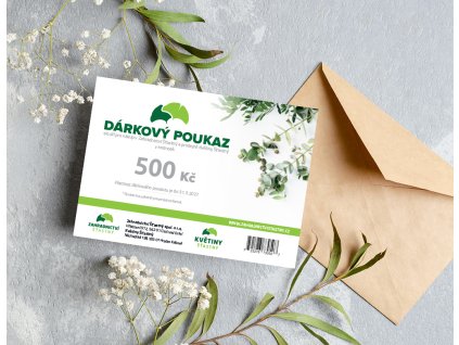Dárkový poukaz - 500 Kč