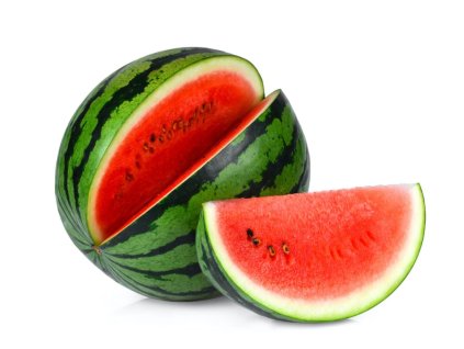 whole and slices watermelon isolated on white background picture id937363912