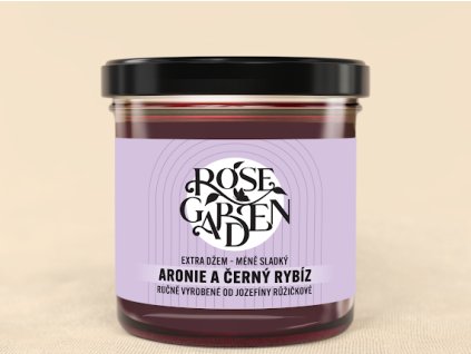 13425 dzem rose garden aronie a cerny rybiz 160 g