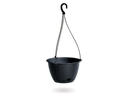 kvetinac zavesny ratolla round w antracit 24 3 cm