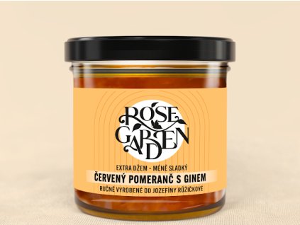 20294 1 dzem rose garden cerveny pomeranc s ginem 160g zlata medaile 2024