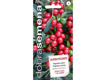 Dobré semená Paprika zel. - Ciliegia Piccante, chilli 0,3 g