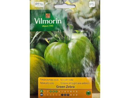 Rajčiak jedlý vysoký Green Zebra Vilmorin