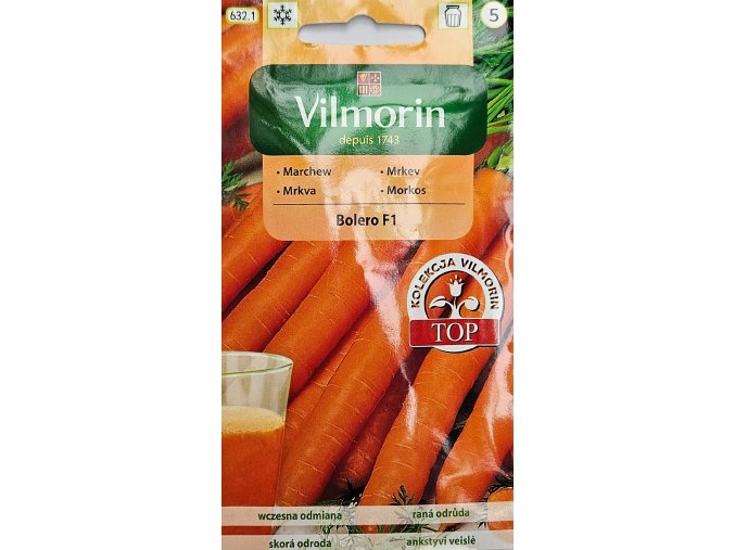 Mrkva Bolero F1 Vilmorin