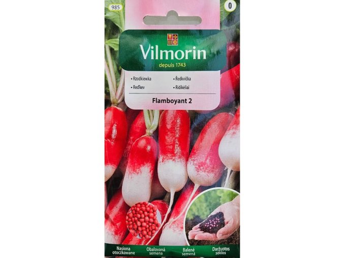 Reďkovka Flamboyant 2 Vilmorin