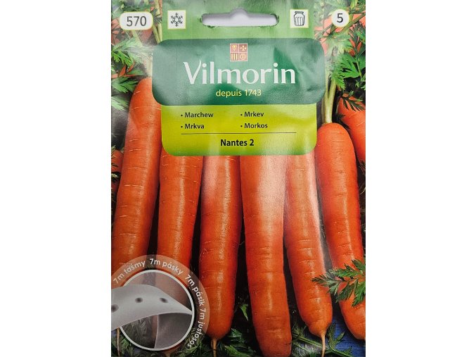 Mrkva Nantes 2 pásik Vilmorin