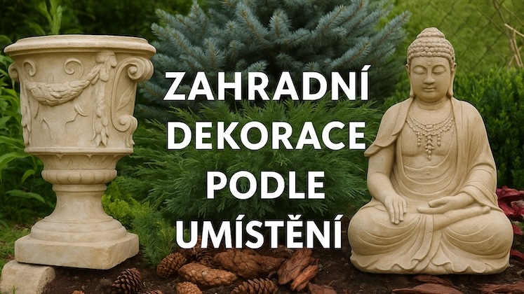zahradni dekorace podle umístění