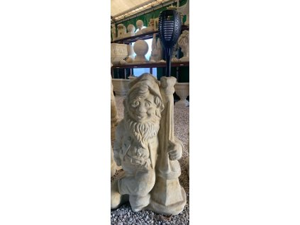 1190 zahradni sochy trpaslik s lampickou na solar 52 kg t