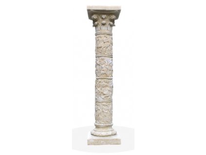 Sloupek vysoký s reliéfy, výška 97 cm, 35 kg