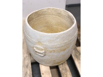 AKCE 2ks: zahradní vázy - Sud velký, výška 35 cm, 30 kg