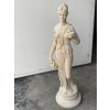 sochy zahradní - Dívka s miskou, výška 60 cm, 4,5 kg