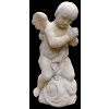 sochy na zahradu - Anděl klečící II, výška 59 cm, 30 kg