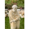 zahradní socha na zahradu - Svatý Petr (s klíčem), výška 105 cm, 95 kg