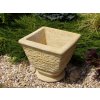 AKCE 2ks zahradní vázy - květináč čtyřhranný, rozměry 51x51, 120 kg