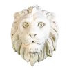 zahradní sochy zvířat - hlava lva - reliéf, průměr 33 cm, 8 kg