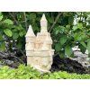 dekorace na zahradu - Hrad věže, výška 38 cm, 5 kg