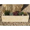 Kamenný truhlík z pískovce - truhlík, délka 71 cm, šířka 20 cm, výška 19 cm