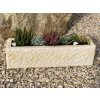 Kamenný truhlík z pískovce - truhlík, délka 71 cm, šířka 20 cm, výška 19 cm