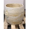 AKCE 2ks: zahradní vázy - Sud velký, výška 35 cm, 30 kg