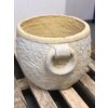 AKCE 2ks, zahradní květináč -  hrubý povrch, výška 33 cm, průměr 37 cm