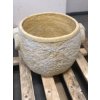AKCE 2ks, zahradní květináč -  hrubý povrch, výška 33 cm, průměr 37 cm