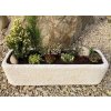 AKCE 2ks Kamenný truhlík z pískovce - truhlík, délka 84 cm, šířka 29 cm, výška 22 cm