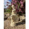 kamenná dekorace zasnena divka zahradni socha 3