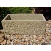 zahradní koryto z pískovce - HRUBÉ délka 50cm, šířka 24cm, výška 19cm