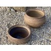 venkovní keramické květináče - keramická váza, výška 18cm