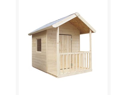 dětský domek 1,5x1,5m + terasa 0,5m