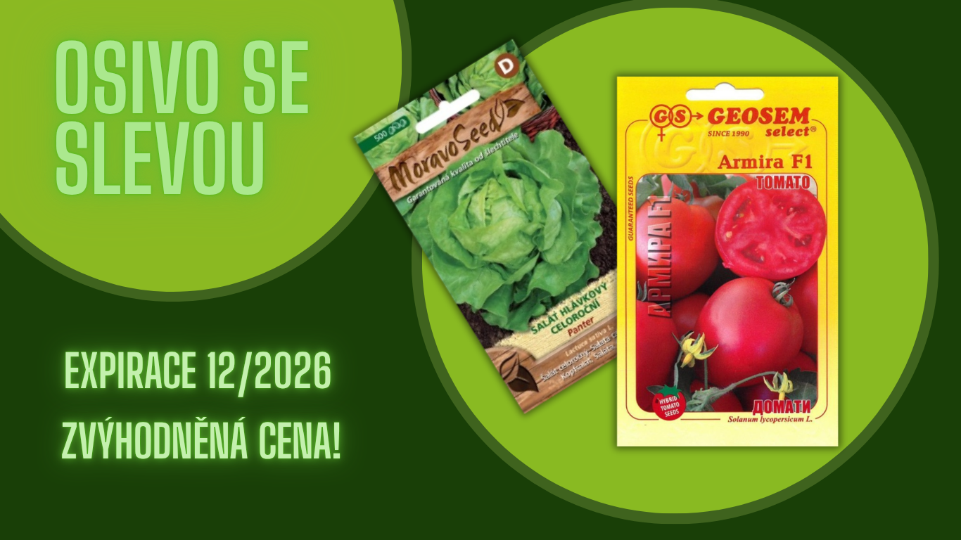 Sleva na osivo s expirací 2026