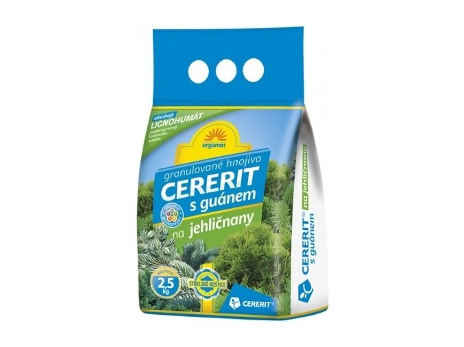 41654 cererit hosticky s guanem na jehlicnany a okrasne kere 2 5kg