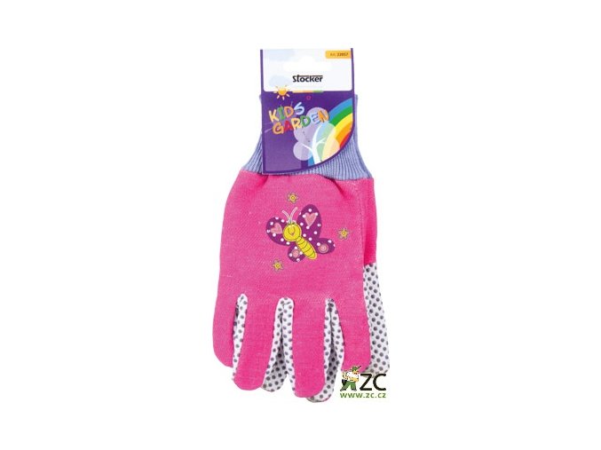 Dětské rukavice růžové Stocker
