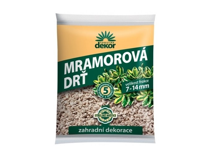 Drť mramorová 5l - 7-14mm