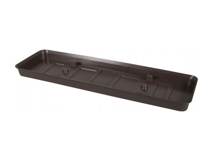Miska pod truhlík Verbena - hnědá 60cm