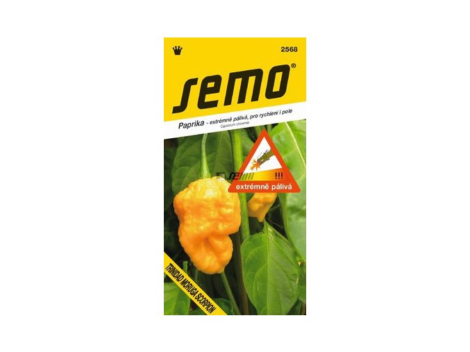 51803 paprika zeleninova paliva trinidad moruga scorpion yellow 10s