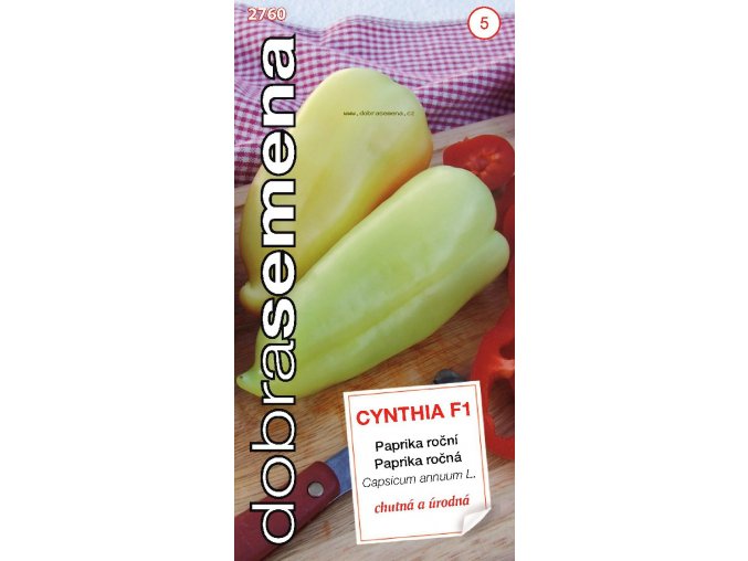 52064 paprika zeleninova sladka cynthia f1 15s dobra semena