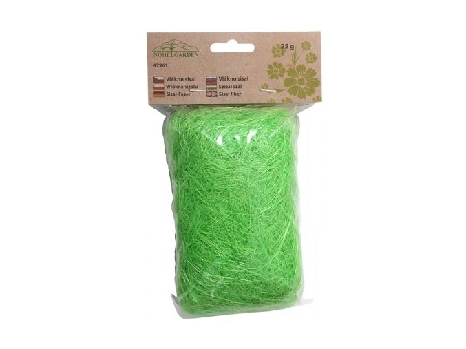 Sisálové vlákno 25g - světle zelené