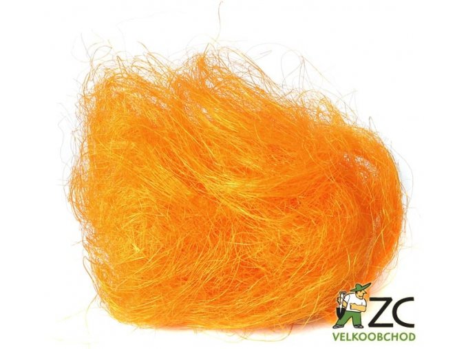 Sisálové vlákno 30g - oranžové