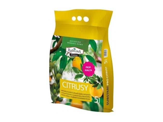 Substrát Rašelina Premium pro Citrusy - 5l