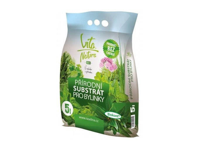 Substrát Vita Natura - přírodní pro bylinky 5l