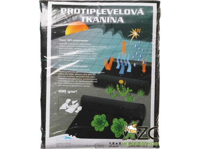 Tkaná textilie 90g - 1,5x5m černá